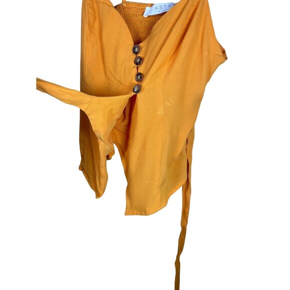 ASTR The Label Clementine Tank Women’s Size Small Button Detail Wrap Camisole - Picture 9 of 9